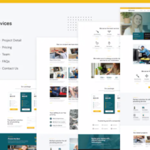 管道服务 Elementor 外贸网站模板