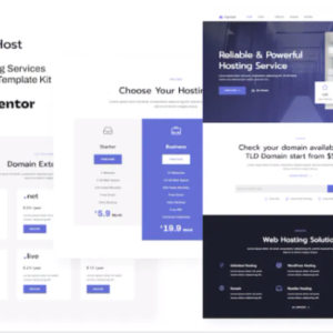 虚拟主机服务 Elementor 外贸网站模板