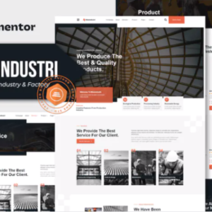 企业、行业和工厂元素外贸网站模板