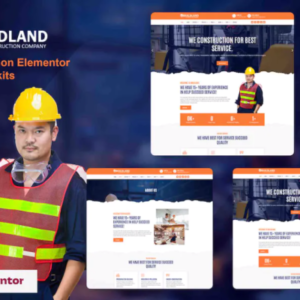 建筑业务元素外贸网站模板