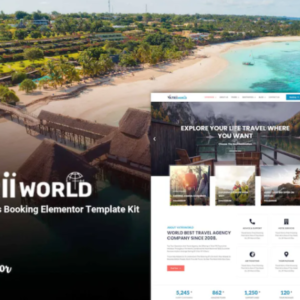 旅游预订元素外贸网站模板