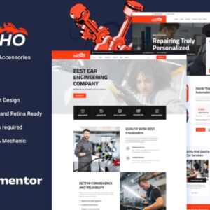 汽车维修技工外贸网站模板