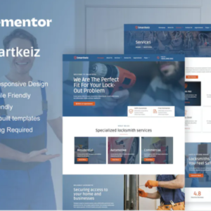 锁匠服务元素外贸网站模板