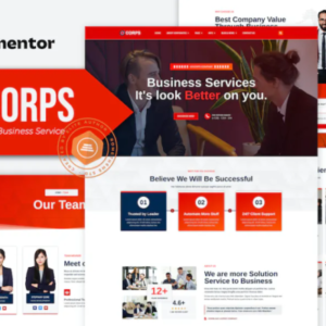 企业和商业服务元素套件