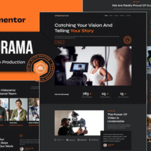 电影和视频制作服务 Elementor 外贸网站模板