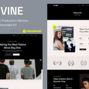 电影和视频制作服务 Elementor 外贸网站模板