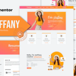 简历简历 Elementor Pro 外贸网站模板