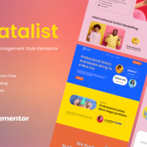 艺术家管理元素外贸网站模板