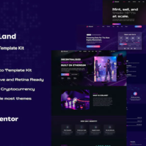 NFT 加密货币元素外贸网站模板