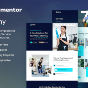 清洁服务公司 Elementor 外贸网站模板