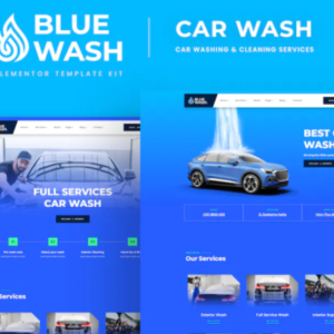 洗车和清洁服务外贸网站模板