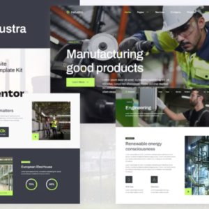 工业与制造 Elementor 外贸网站模板