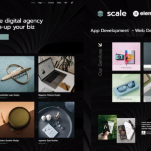 创意机构元素外贸网站模板