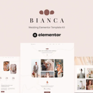 婚礼元素外贸网站模板