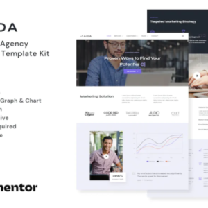 营销机构 Elementor 外贸网站模板