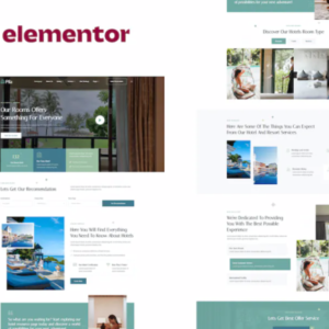 Hotel & Resort Elementor 外贸网站模板