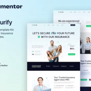 保险代理人和咨询元素外贸网站模板