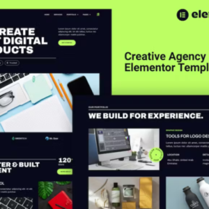 Creative Agency Elementor Pro 外贸网站模板