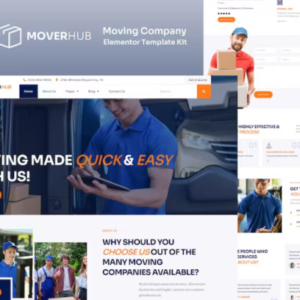 搬家公司 Elementor 外贸网站模板