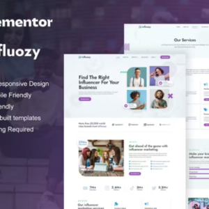 有影响力的营销机构 Elementor Pro 外贸网站模板