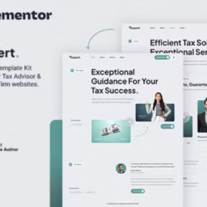 税务顾问和咨询元素外贸网站模板