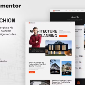 建筑师和承包商 Elementor 外贸网站模板