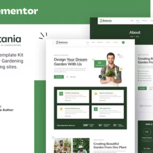 园艺和园林绿化元素外贸网站模板