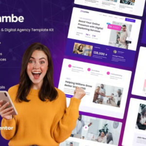 数字营销机构 Elementor 外贸网站模板