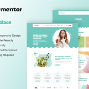 冰淇淋店 Elementor 外贸网站模板
