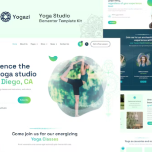 Yoga Studio Elementor Pro 外贸网站模板