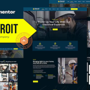 电气公司 Elementro Pro 外贸网站模板