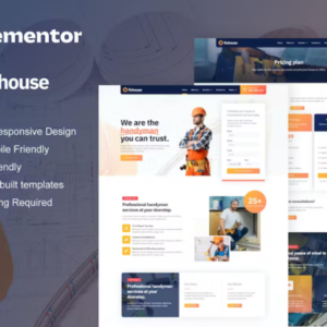 杂工和维修服务元素外贸网站模板