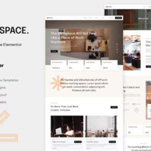 共同工作空间 Elementor 外贸网站模板