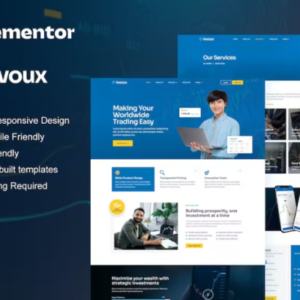 贸易和投资 Elementor Pro 外贸网站模板