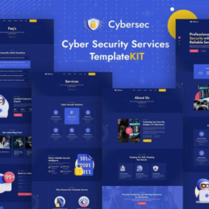 安全服务元素外贸网站模板