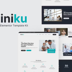 医学元素外贸网站模板