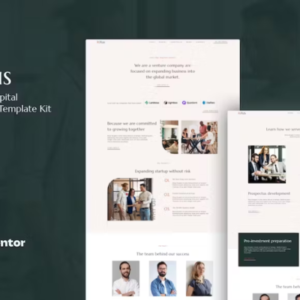 风险投资 Elementor 外贸网站模板