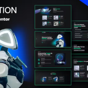 机器人与人工智能 Elementor 外贸网站模板