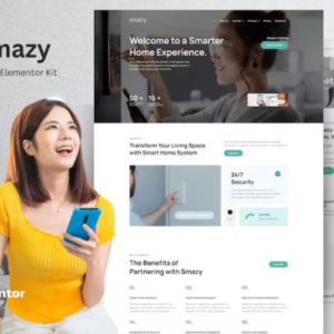 智能家居系统元素Elementor外贸网站模板