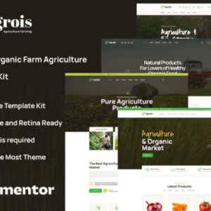 有机农场农业外贸网站模板