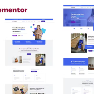 智能家居自动化服务元素外贸网站模板