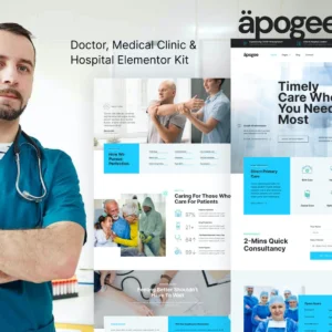 医疗诊所和医院 Elementor Template Kit