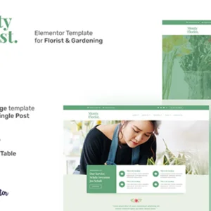 F花卉精品和装饰 Elementor Template Kit
