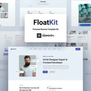 个人简历Elementor模板工具包