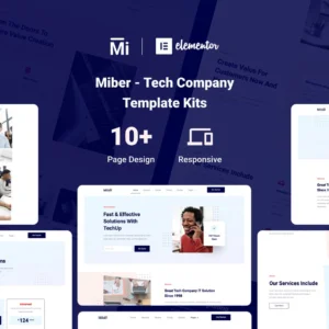 科技公司Elementor模板工具包