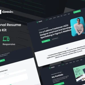 专业简历Elementor模板工具包