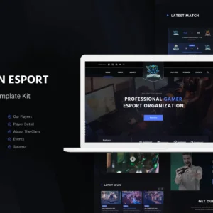 电竞 Elementor Template Kit