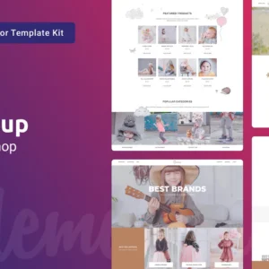 儿童商店和婴儿用品店 Elementor Template Kit