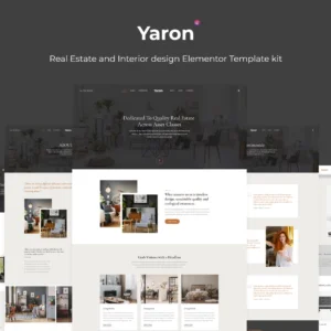 房地产与室内设计 Elementor Template kit