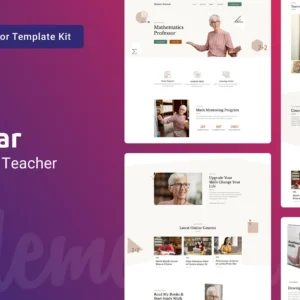 私人老师和教育初学者 Elementor Template Kit